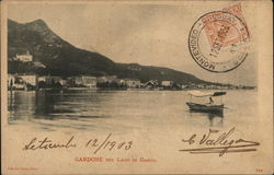 Lago di Garda Gardone, Italy Postcard Postcard