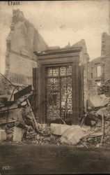 Etain in Ruins France Postcard Postcard