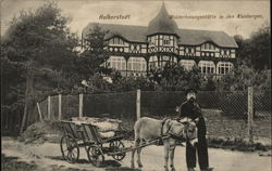 Walderholungsstatte in den Klusbergen Halberstadt, Germany Postcard Postcard