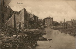 Fresnes France Postcard Postcard