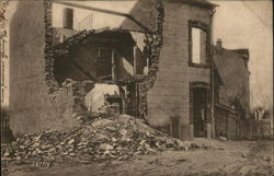 WWI Destruction Jarny, France Postcard Postcard