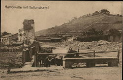 Hattonville mit Hattonchatel Postcard