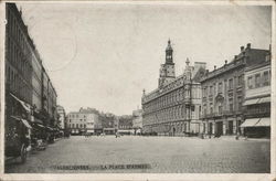 La Place D'Armes Valenciennes, France Postcard Postcard