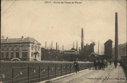 Usines de Wendel Joeuf, France Postcard Postcard