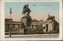 Denkmal Kaiser-Wilhelm I Berlin, Germany Postcard Postcard