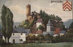 Eppstein Castle and Town Germany Postcard Postcard