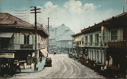 Street Scene, Manila Philippines Southeast Asia Postcard Postcard