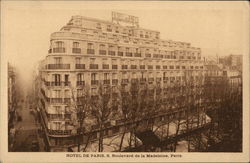 Hotel de Paris Postcard