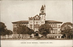 Union High School Vacaville, CA Postcard Postcard Postcard