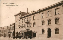 Hotel Andrews San Luis Obispo, CA Postcard Postcard Postcard