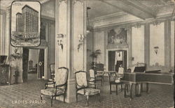 Ladies' Parlor, Argyle Hotel Houston, TX Postcard Postcard Postcard