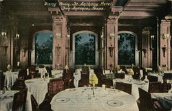 Dining Room, St. Anthony Hotel San Antonio, TX Postcard Postcard Postcard