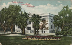 Public Library Long Beach, CA Postcard Postcard Postcard