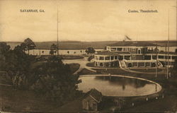 Casino, Thunderbolt Savannah, GA Postcard Postcard Postcard