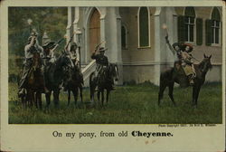 On my Pony Cheyenne, WY Postcard Postcard Postcard