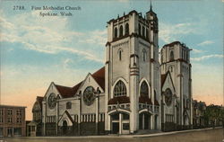 First Methodist Church Postcard