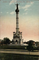 Soldiers and Sailors Monument Postcard