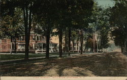 High Street, Ballston Springs Postcard