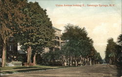 Union Avenue, Looking East Postcard