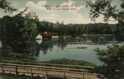 Boat House, Forest Park Postcard