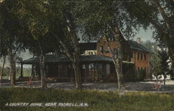 A Country Home Near Roswell N.M New Mexico Postcard Postcard Postcard