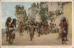 Hopi Snake Dance, AZ Native Americana Postcard Postcard Postcard