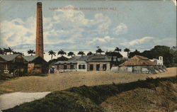 Sugar Plantation, Steam Mill - Bromid Chromo Advertising Barbados Caribbean Islands Postcard Postcard Postcard