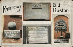 Reminiscences of Old Boston Massachusetts Postcard Postcard Postcard