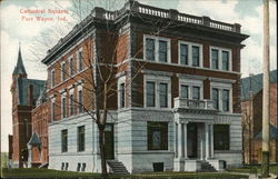 Cathedral Square Fort Wayne, IN Postcard Postcard Postcard