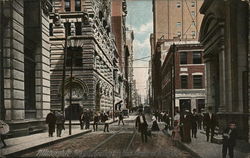 Street in Pittsburgh Pennsylvania Postcard Postcard Postcard