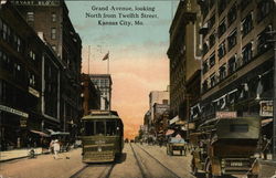 Grand Avenue, Looking North From Twelfth Street Kansas City, MO Postcard Postcard Postcard