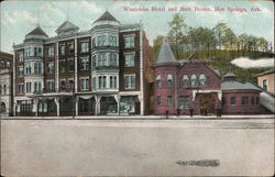 Waukesha Hotel and Bath House Hot Springs, AR Postcard Postcard Postcard