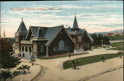 The Chapel, National Soldiers' Home, Sawtelle Los Angeles, CA Postcard Postcard Postcard