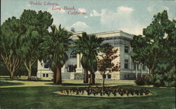 Public Library Long Beach, CA Postcard Postcard Postcard