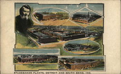 STUDEBAKER PLANTS Postcard