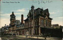 Union Depot Kansas City, MO Postcard Postcard Postcard