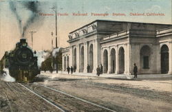 Western Pacific Railroad Passenger Station Oakland, CA Postcard Postcard Postcard