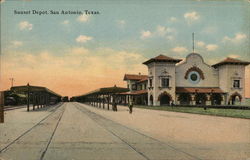 Sunset Depot Postcard