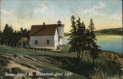 Hockomock Head Light Postcard