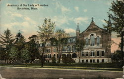 Academy of Our Lady of Lourdes Rochester, MN Postcard Postcard Postcard