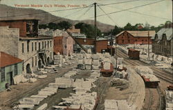 Vermont Marble Co. Works Proctor, VT Postcard Postcard Postcard