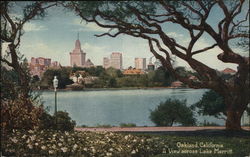 A View Across Lake Merritt Oakland, CA Postcard Postcard Postcard