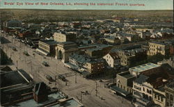 Bird's Eye View of New Orleans, LA Postcard