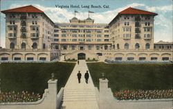 Virginia Hotel Long Beach, CA Postcard Postcard Postcard