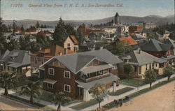 General View from Y.M.C.A. San Bernardino, CA Postcard Postcard Postcard