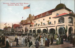 Pavilion, Casino and Bath House Postcard