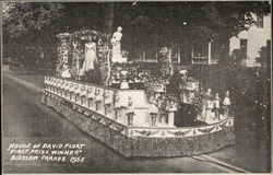 House of David Float, Benton Harbor Blossom Parade 1955 Michigan Postcard Postcard