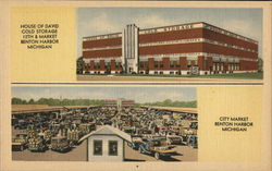 House of David - Cold Storage and City Market Benton Harbor, MI Postcard Postcard Postcard