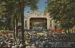 House of David Park - Open Air Theatre and Gardens Benton Harbor, MI Postcard Postcard Postcard