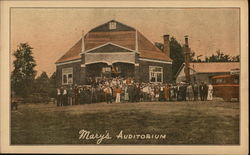 House of David - Paradise Park, Mary's Auditorium Benton Harbor, MI Postcard Postcard Postcard